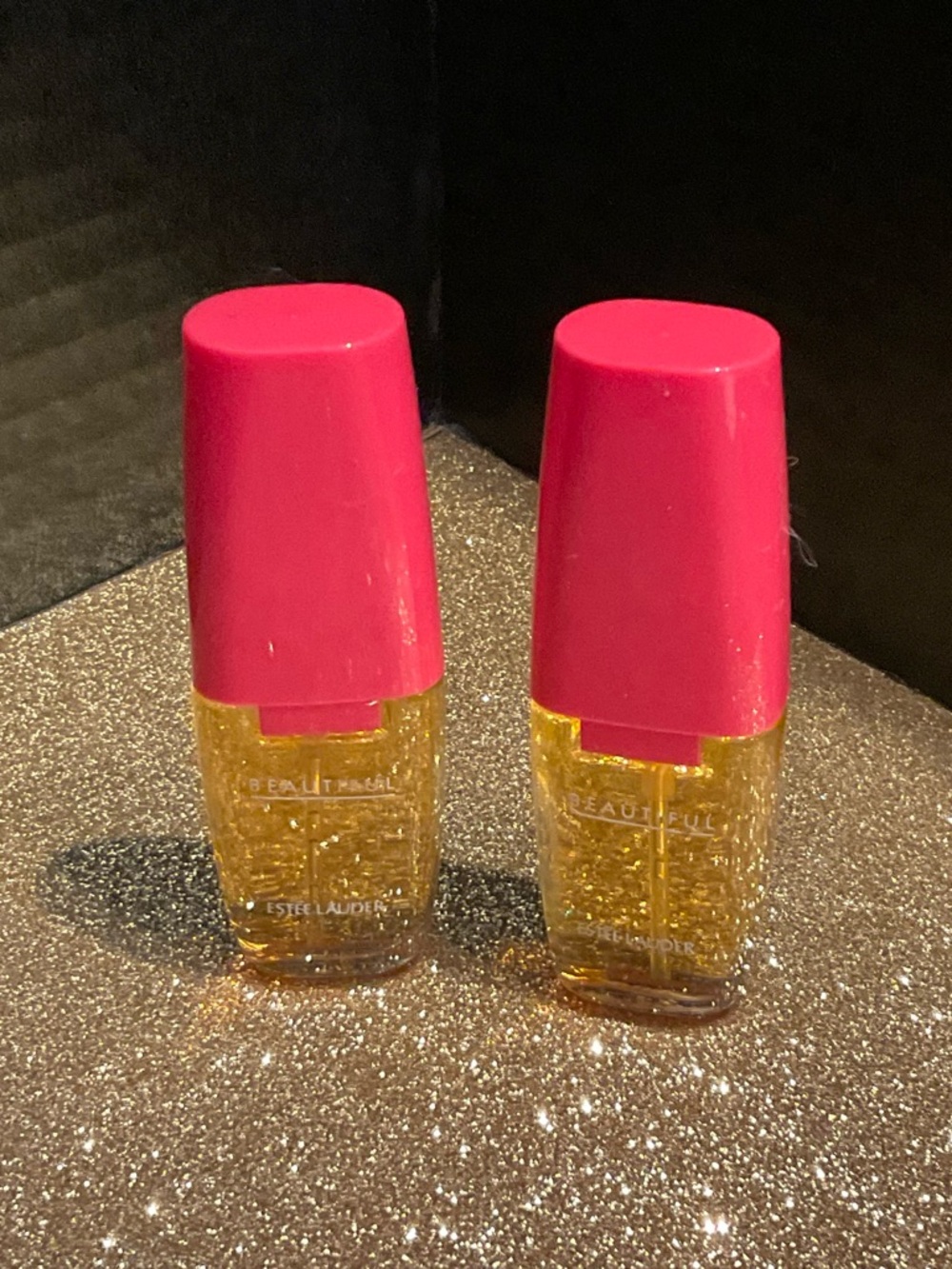 2-Estée Lauder Beautiful mini perfume ❤️🌺🌸- Red Cap- .18 oz- NEW